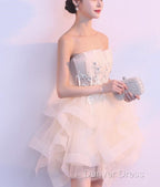 Lovely Tulle Short Party Dresses, Cute Teen Junior Prom Dresses