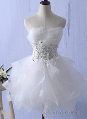 Lovely Tulle Short Party Dress, Cute Teen Junior Prom Dress
