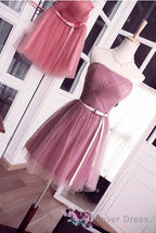 Lovely Tulle Short Prom Dress, Handmade Prom Dresses