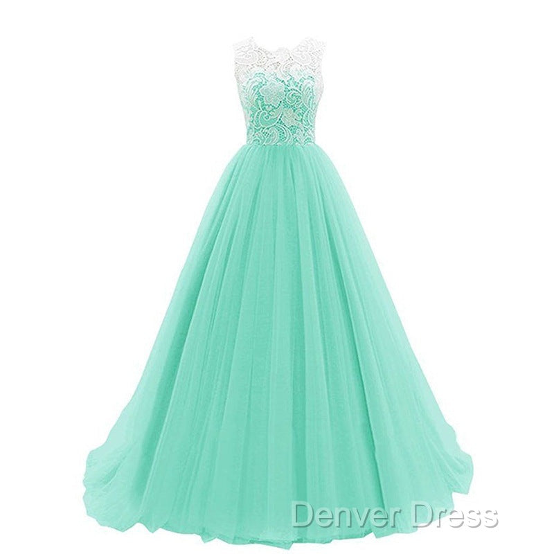 Lovely Tulle With Lace Bodice Prom Dress, New Sweet 16 Dresses