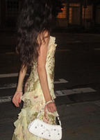 Lovely Yellow Ruffles Long Prom Dress