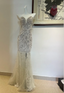 Luxurious And Elegant Sweetheart Neckline Pearl Rhinestone Lace Mermaid Long Prom Dresses Evening Dresses