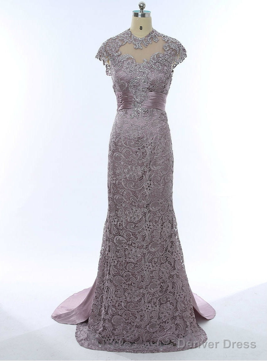 Luxurious Open Back Mother Of The Bride Dresses Mermaid Cap Sleeves Main image