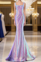 Luxurious Shiny Long Sequin Prom Dresses