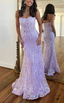 Luxurious Strapless Sheer Lace Applique Long Prom Dresses Birthday Outfit