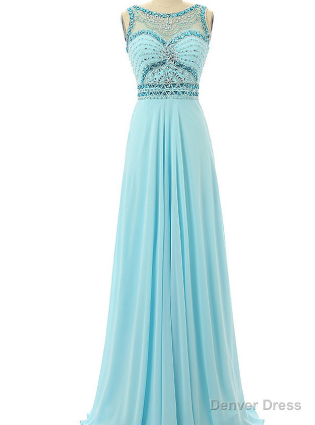 Luxury Beading Prom Dresses Sheer Formal Dresses Women Evening Gowns