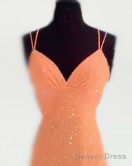 Mermaid Corset Sequin Dresses V Neck Split