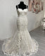Mermaid Lace Sweetheart Spaghetti Strap Wedding Gown