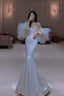 Mermaid Long Prom Dress Charming Evening Dress Birthday Outfits