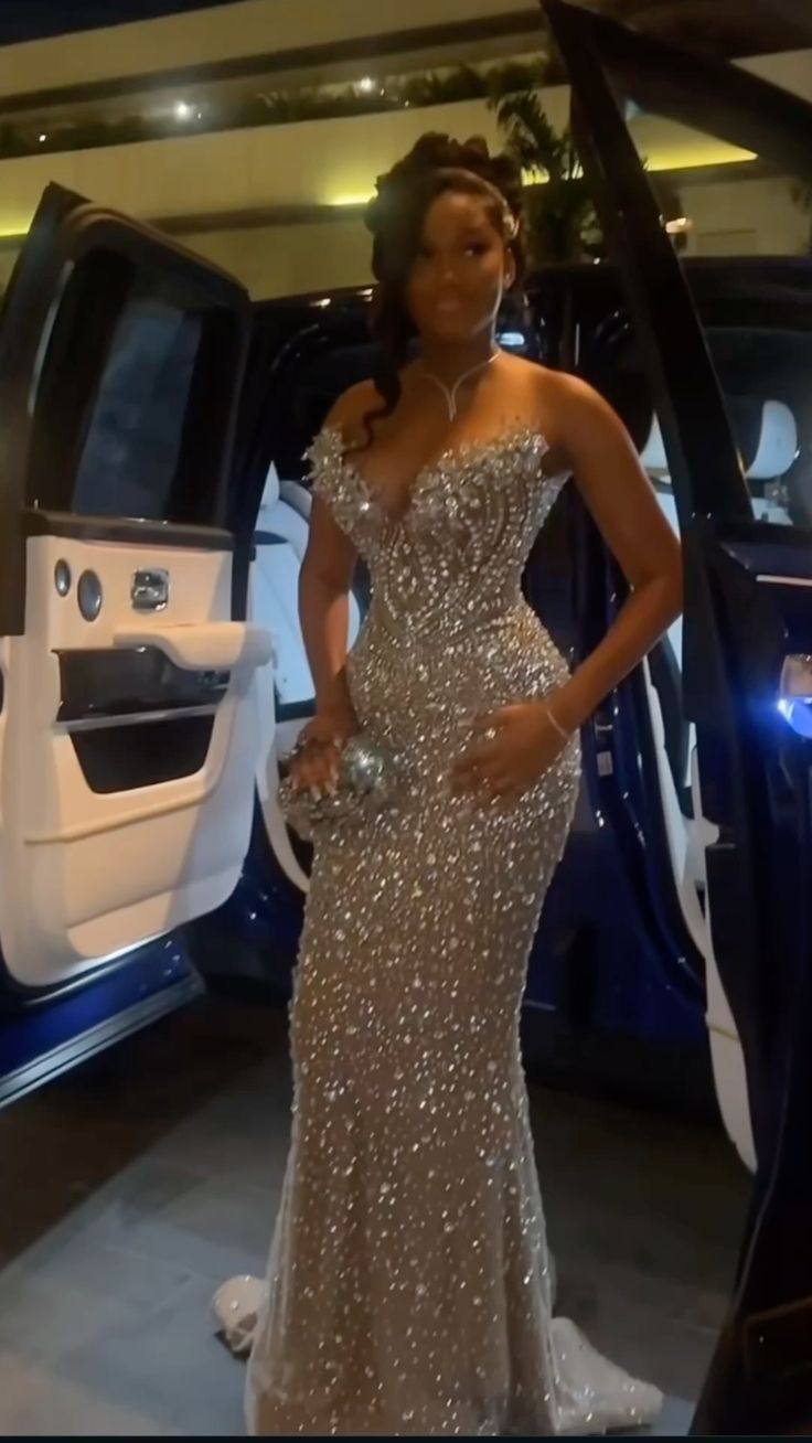 Mermaid Long Prom Dress Elegant Prom Dresses Secondary image