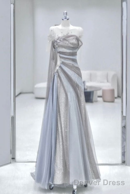 Mermaid Long Prom Dress Tulle Evening Dress Secondary image