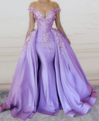 Mermaid Prom Dresses Long V Neck Prom Gowns Beaded