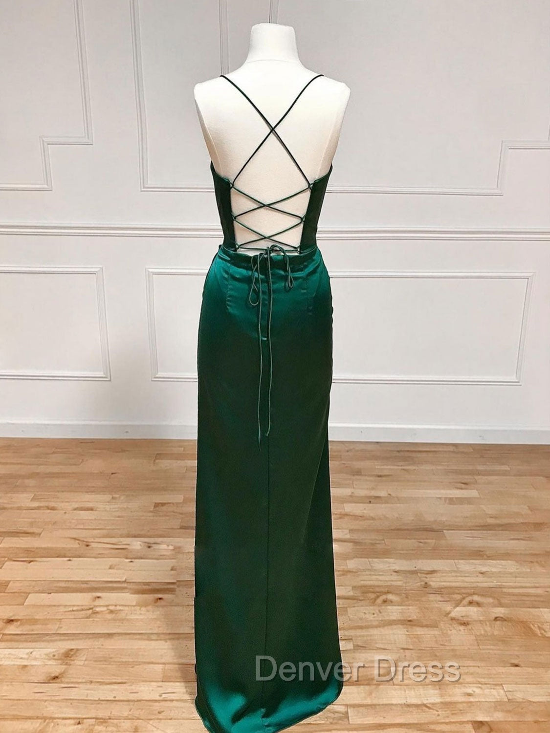 Mermaid Sweetheart Neck Green Long Prom Dresses, Green Formal Evening Dresses Secondary image