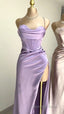 Mermaid Sweetheart Neck Lavender Long Prom Dress,Prom Dresses