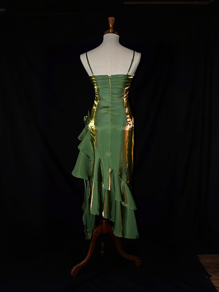 Mermaid Tea Length Vintage Fairy Style Prom Party Dresses