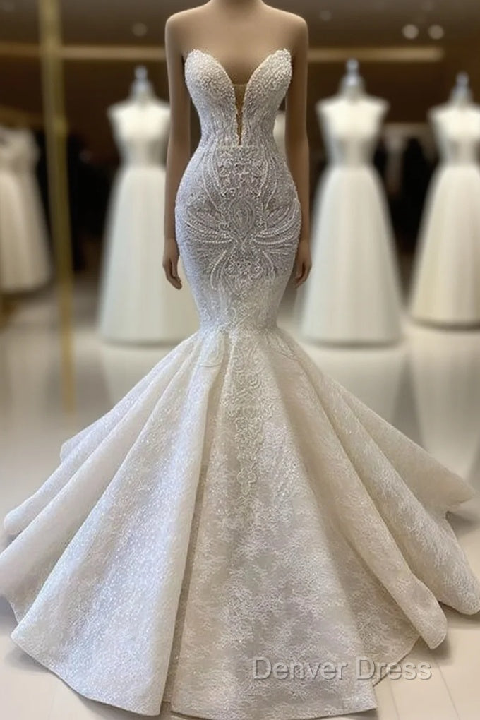 Mermaid Wedding Dress Fashion New Prom Dresses