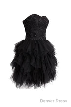 Mini Princess Strapless Homecoming Dress Short Prom Dresses