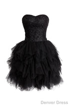 Mini Princess Strapless Homecoming Dress Short Prom Dresses
