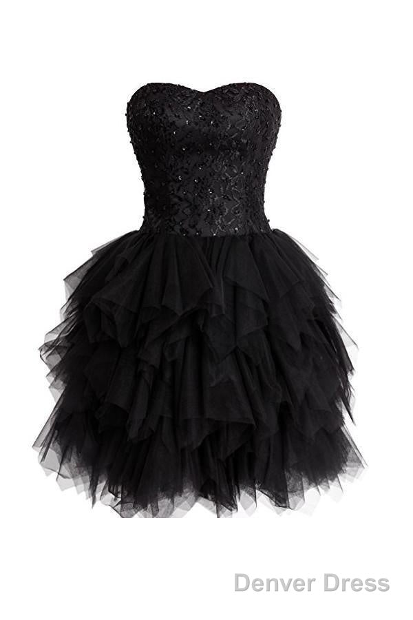 Mini Princess Strapless Homecoming Dress Short Prom Dresses