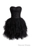 Mini Princess Strapless Homecoming Dress Short Prom Dresses