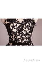 Modern A Line Jewel Knee Length Lace Homecoming Dresses With Appliques