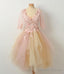 Modest Lace 3 4 Sleeves Tulle Prom Homecoming Dresses Short
