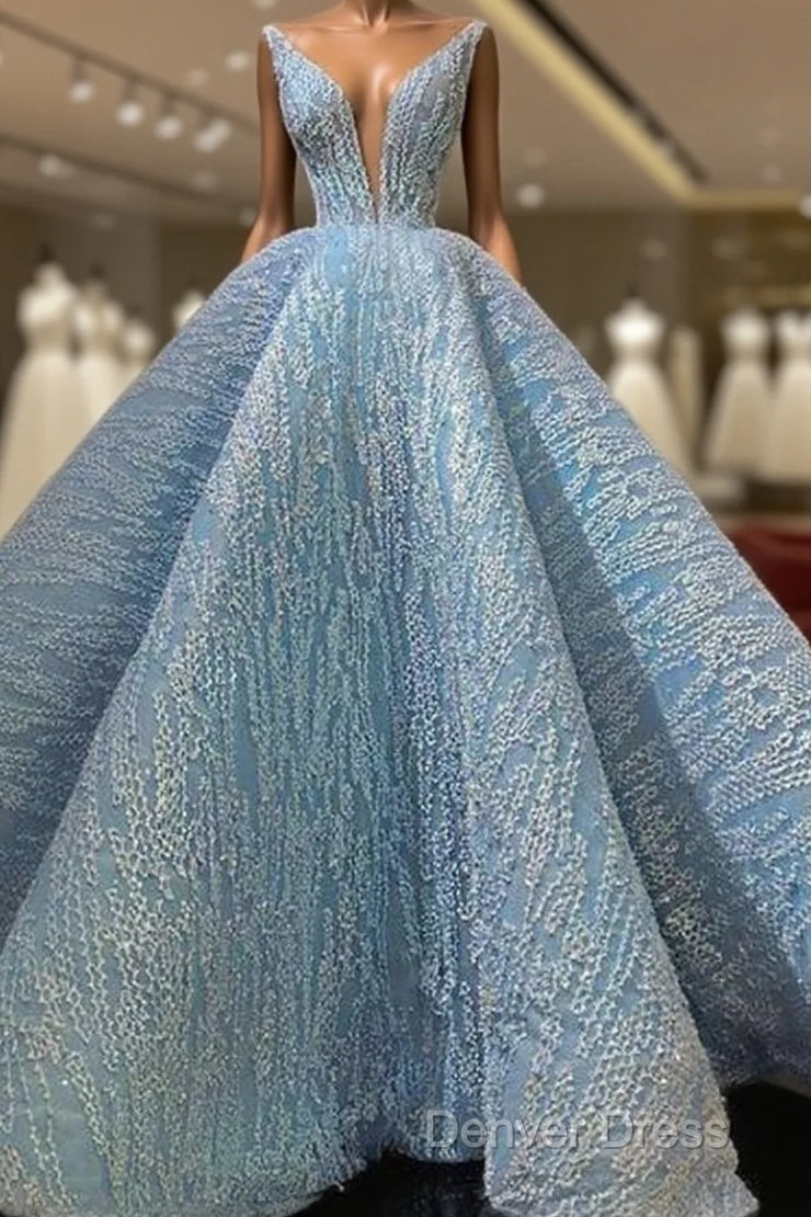 Modest Lace Prom Dresses, Glamorous Evening Gowns