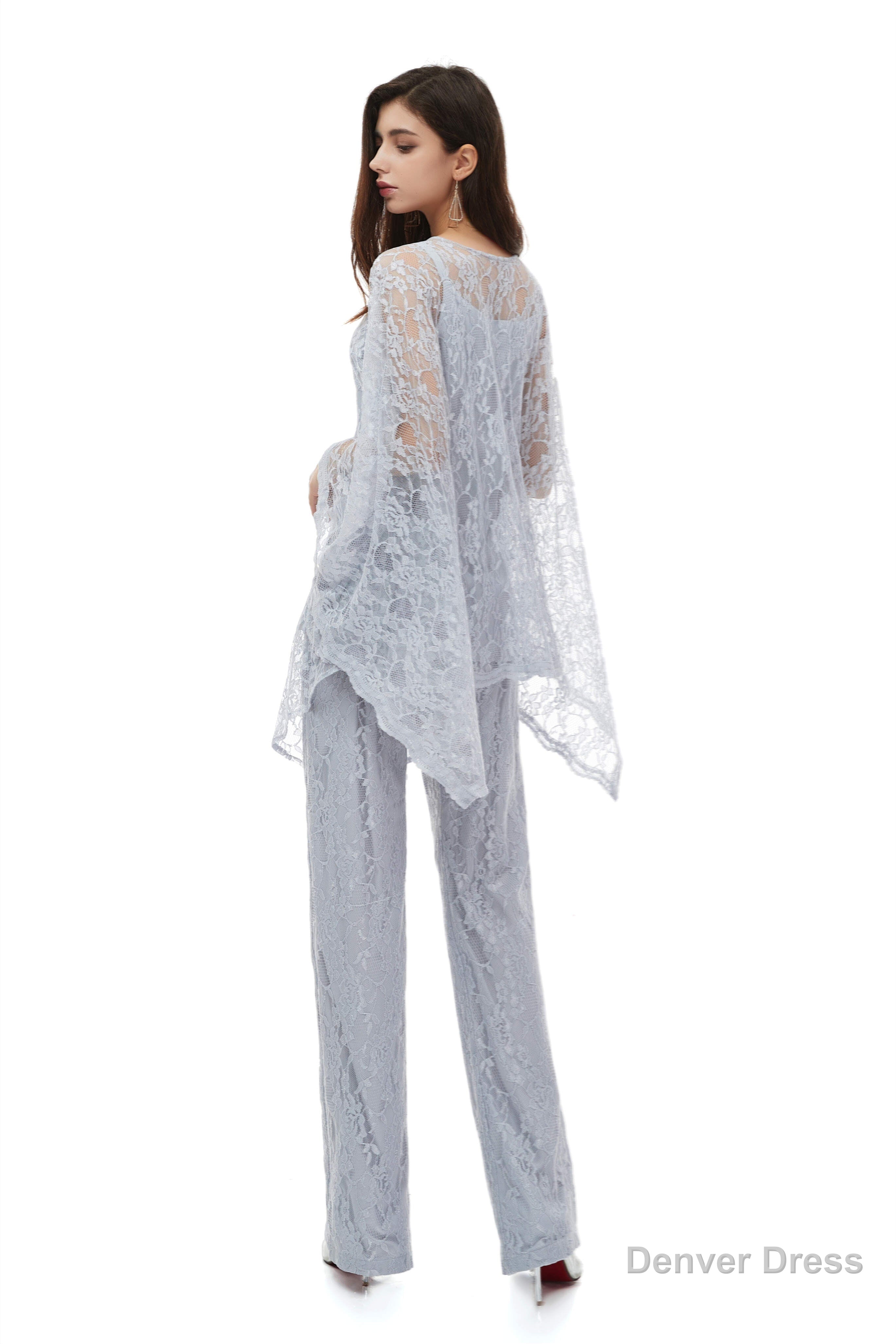 Mother of The Bride Plus Size Pant Suit Jacket Pant Chiffon Pant Set