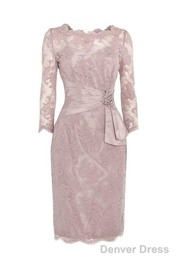 New Arrival Sheath Mothers Dresses With Lace Blink Sequins Elegant Mother Of The Bride Dress Long Sleeve Evening Gowns Prom Dress Main image