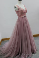 New Arrival V Neck Prom Dress,Backless Prom Dress,Sexy Evening Dress,Formal Evening Gown