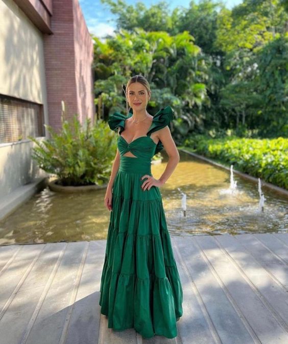 New Arrive Green Prom Dress Prom Gowns Long Prom Dresses Main image
