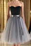 New High Quality Charming Prom Dress, A Line Cocktail Prom Dress, Chiffon Homecoming Dress, Knee Length Short Dresses