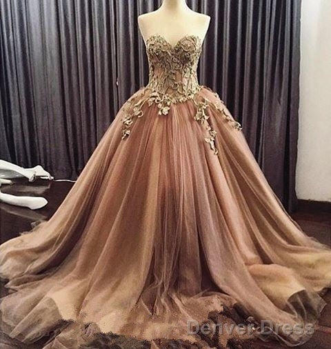 New Style Quinceanera Lace Prom Dress, Charming Appliques Prom Sexy Spaghetti Quinceanera Prom Dresses