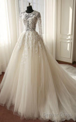New Style Wedding Dress Long Sleeves, Bride Dress, Bridal Gown ,Dresses For Brides