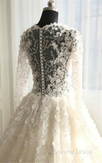 New Style Wedding Dresses Long Sleeves, Bride Dresses, Bridal Gown ,Dresses For Brides