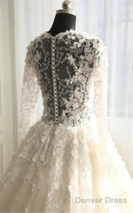 New Style Wedding Dress Long Sleeves, Bride Dress, Bridal Gown ,Dresses For Brides