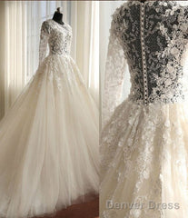 New Style Wedding Dress Long Sleeves, Bride Dress, Bridal Gown ,Dresses For Brides