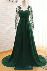 Noble A-Shaped Princess Chiffon Sticker Sweetheart Long Sleeved And Floor Length Mother Of The Bride Dresses