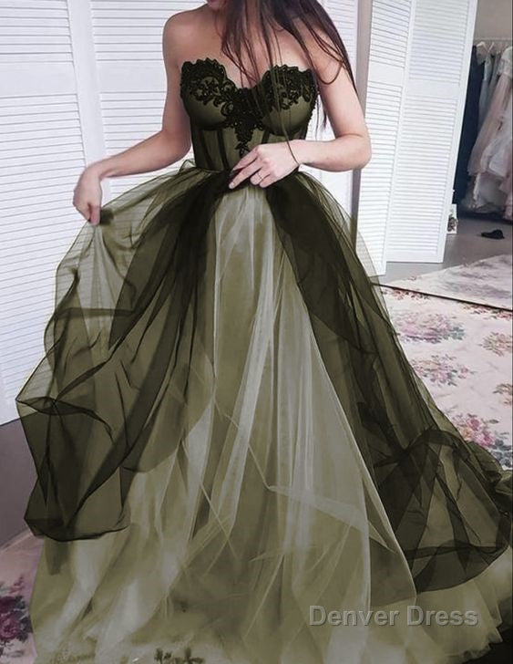 Green Purple Elegant Lace Tulle A Line Long Tulle Prom Dress Prom Gowns Sexy Backless Wedding Dresses