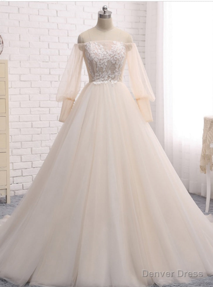 Off Shoulder Bridal Dress Applique Bridal Dress High Quality Wedding Dress Main image