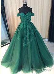 Off The Shoulder Lace Red Prom Dresses A Line Sequin Evening Gowns