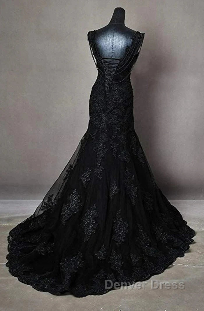 Off The Shoulder Long Wedding Dresses With Applique Secondary image