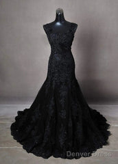 Off-The-Shoulder Long Wedding Dress With Applique