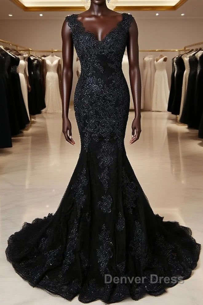 Off-The-Shoulder Long Wedding Dresses With Applique Main image