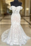 Off The Shoulder Mermaid Lace Wedding Dresses