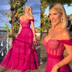 Off The Shoulder Prom Dress, Prom Dress