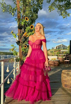 Off The Shoulder Prom Dress, Prom Dress