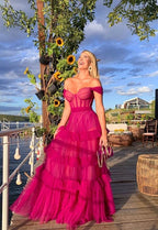 Off The Shoulder Prom Dress, Prom Dress