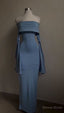 Off The Shoulder Sheath Birthday Dress Long Sleeves Prom Dresses