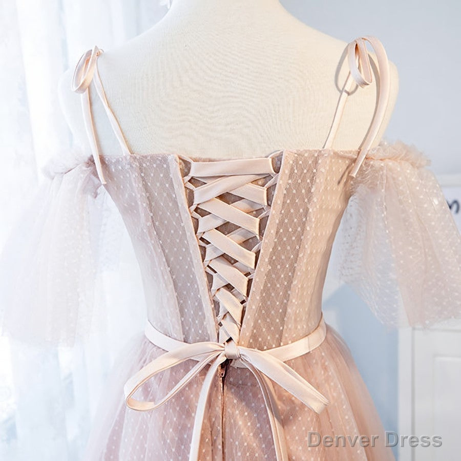 Off the Shoulder Short Pink Prom Dress, Short Pink Prom Graduation Bridesmaid Dresses